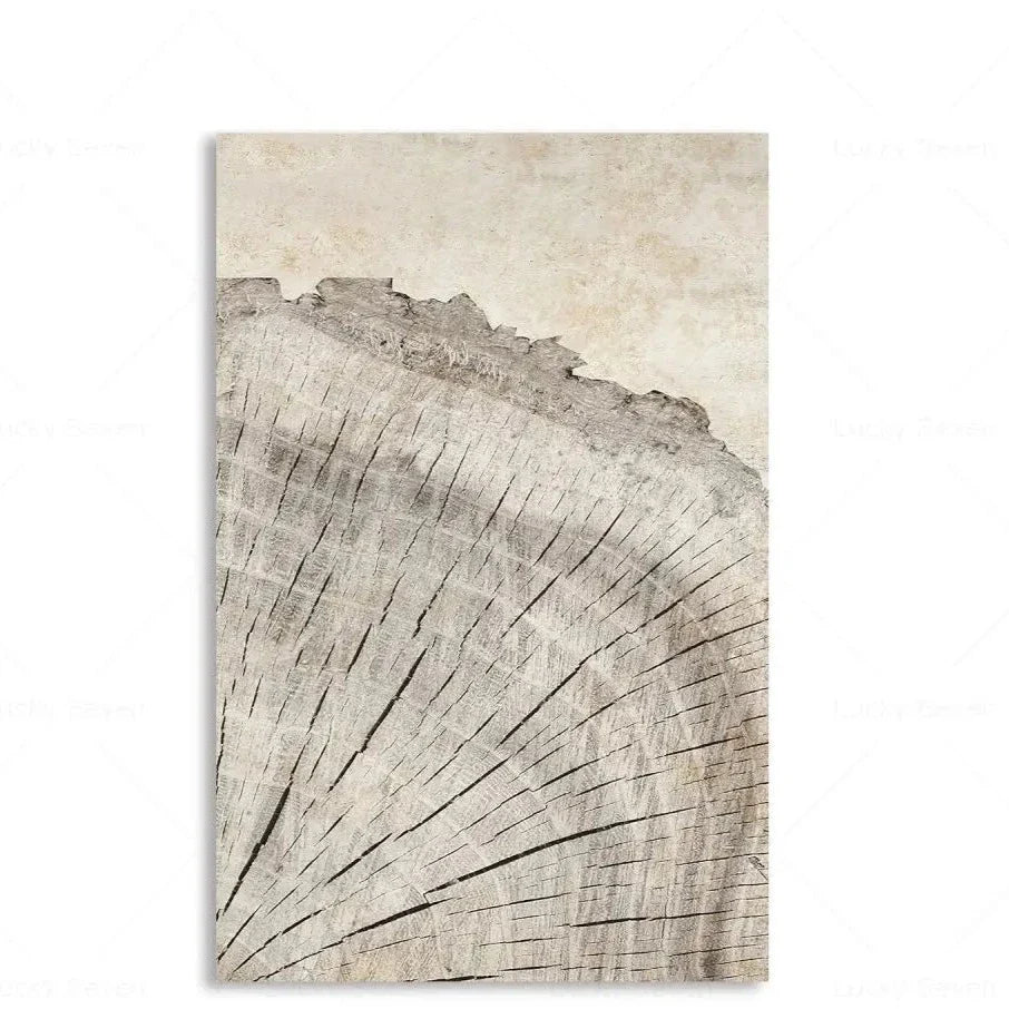 Tree Rings Abstract Canvas